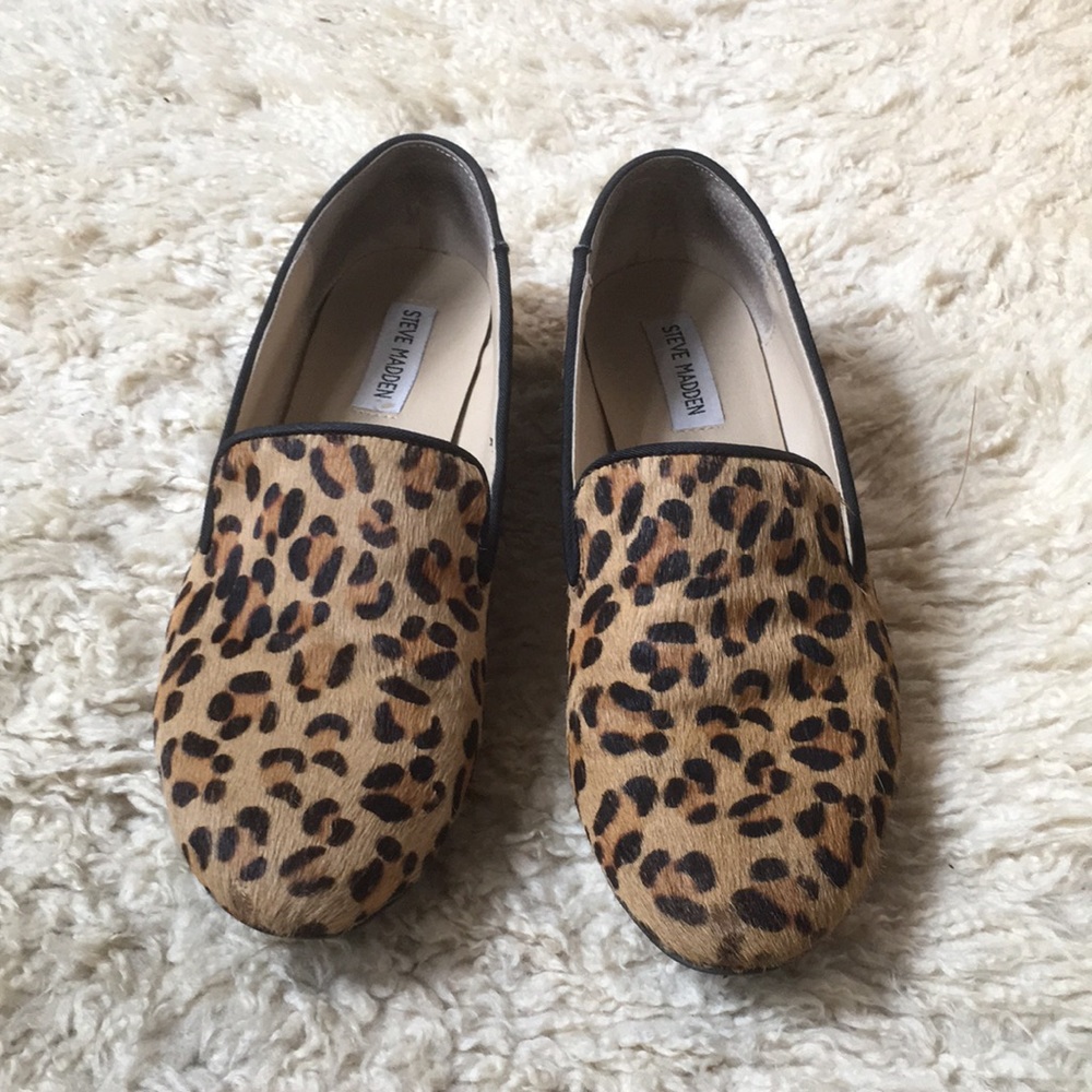 Steve Madden Leopard Print Loafers
